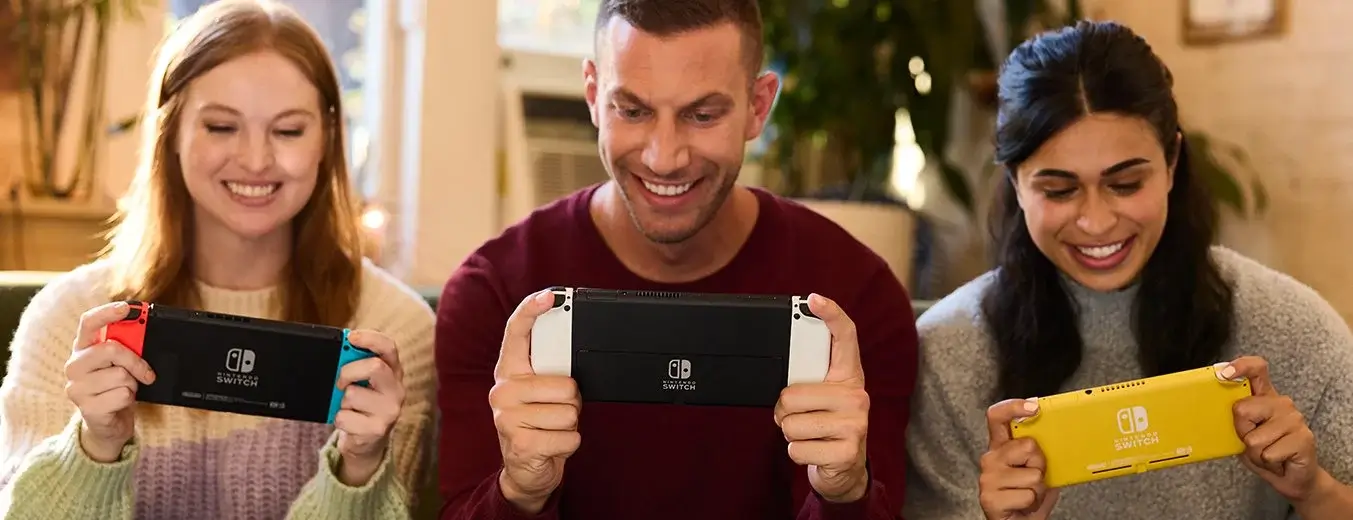 Nintendo switch oled et switch lite en mode multijoueur