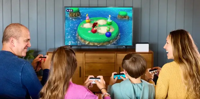 Console Nintendo Switch OLED Blanche - Reconditionné mode télévision