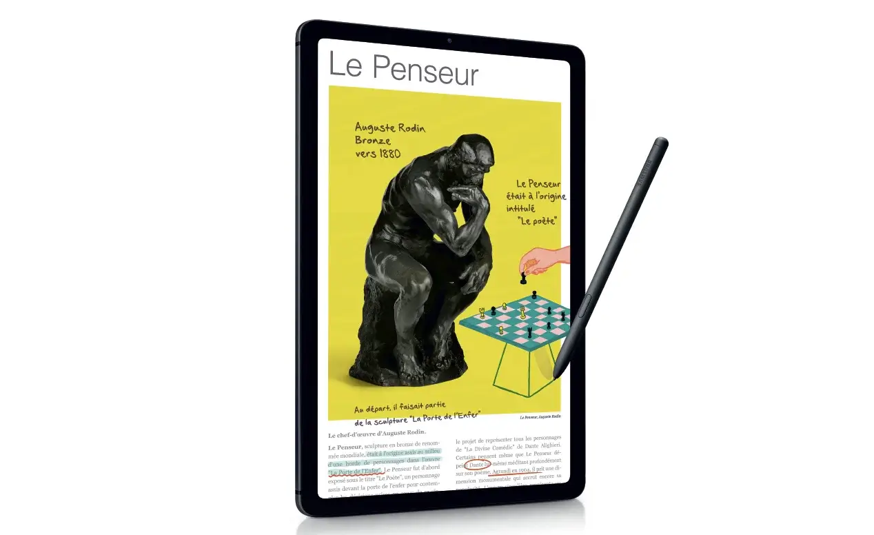 Tablette tactile Samsung Galaxy Tab S6 Lite 2022 10.4'' 64Go Oxford Gray WiFi S Pen inclus
