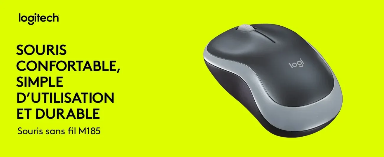 Logitech souris m185 sans-fil banner