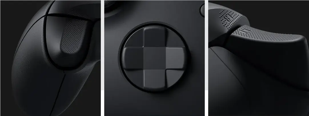 Manette Xbox Noire Sans Fil - Carbon Black Boutons
