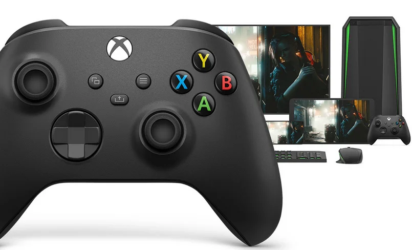 Manette Xbox Noire Sans Fil - Carbon Black Compatibilité