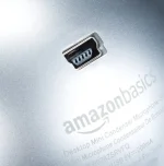 Port usb Amazon Basics Mini microphone de bureau à condensateur, Argenté