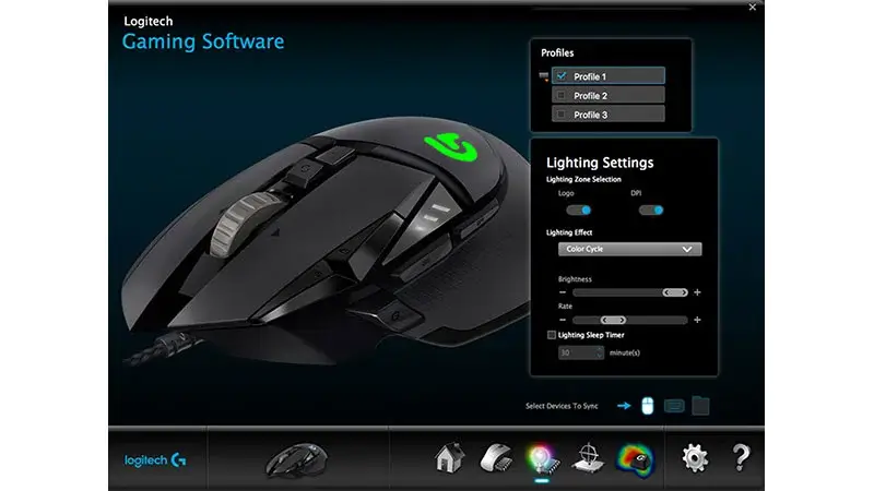 Logitech G502 HERO Souris Gamer Filaire Haute Performance, Capteur Gaming HERO 25K, 25 600 PPP, RVB, Poids Ajustable, 11 Boutons Programmables, Mémoire Intégrée compatible PC/Mac
