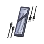 UGREEN Boîtier M.2 NVME USB 3.2 Gen 2 10Gbps Adaptateur Disque Dur NVMe M.2 SSD 2230 2242 2260 2280 Supporter UASP Trim 2 Câbles Fournis USB A vers USB C et USB C vers USB C sans Outils