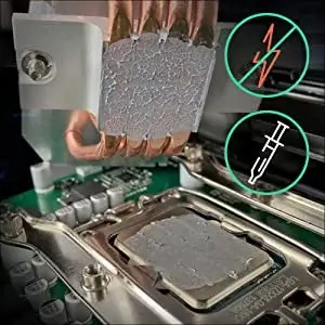 Pâte Thermique Haute Performance - 5 Seringues, Conductivité 3,2 W/m·K, Pour PC, GPU, Consoles