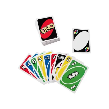 UNO Deluxe, Jeu de 108 cartes avec boîte solide en métal colorée, 2 à 10 joueurs -individuellement ou par équipes, Jouet Enfant, Dès 7 ans, K0888