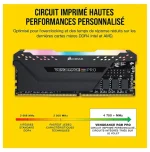 Corsair Vengeance RGB PRO - Kit de Mémoire (16Go (2x8Go), DDR4, 3200MHz, C16, XMP 2.0)
