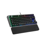 Cooler Master CK530 V2 Clavier gaming mécanique sans pavé numérique - rétro-éclairage RGB, contrôle à la volée, aluminium, repose poignets inclus - AZERTY TKL Français / switches TTC