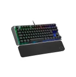 Cooler Master CK530 V2 Clavier gaming mécanique sans pavé numérique - rétro-éclairage RGB, contrôle à la volée, aluminium, repose poignets inclus - AZERTY TKL Français / switches TTC