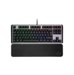 Cooler Master CK530 V2 Clavier gaming mécanique sans pavé numérique - rétro-éclairage RGB, contrôle à la volée, aluminium, repose poignets inclus - AZERTY TKL Français / switches TTC