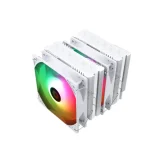 Thermalright Peerless Assassin 120 SE ARGB Blanc Refroidisseur d'air CPU, 6 caloducs Cpu refroidisseur, double ventilateur C12CW-S PWM,technologie AGHP, pour AMD AM4 AM5/Intel 1700/1150/1151/1200