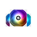 Thermalright TL-C12CW-S X3 Ventilateur de CPU 120 mm Blanc ARGB Ventilateur de boîtier 4 broches PWM silencieux avec roulement S-FDB inclus, ventilateur jusqu'à 1500 tr/min (3 pièces)