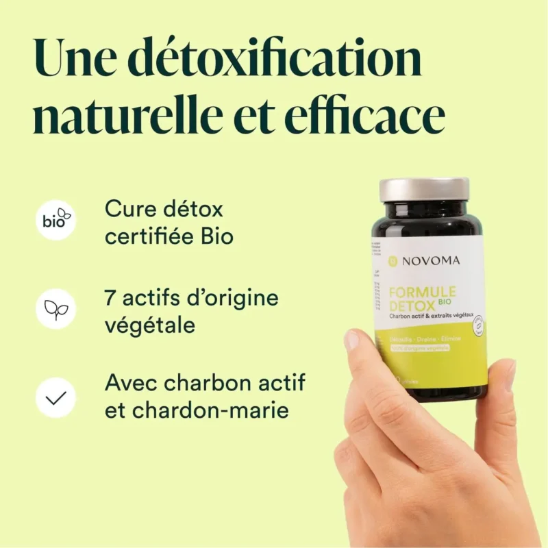 Formule Détox Bio Novoma, cure détox certifiée bio